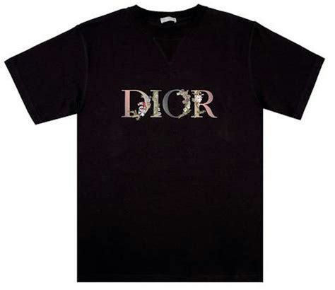 black dior t shirt women's|christian dior shirt black.